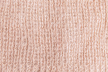 Knitted wool fabric, pattern, background, handmade