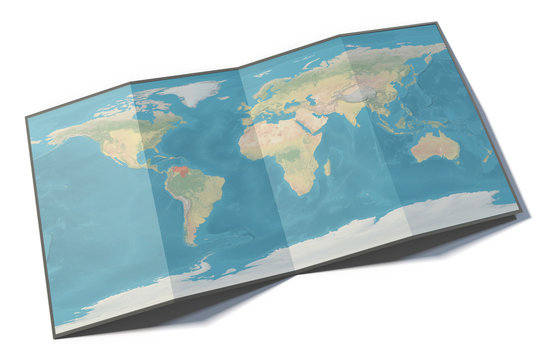 Cartina mondo, disegnata illustrata pennellate, cartina geografica