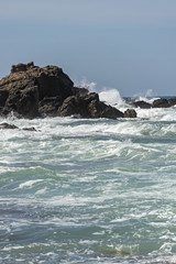 Italia Toscana Livorno Castiglioncello mare mosso