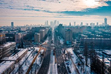 Warszawa z lotu ptaka © Aleksander