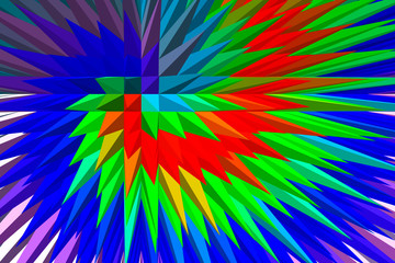 Abstract geometrical background, Pyramid shape