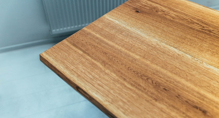 wooden table from solid oak, alder. Exclusive furniture from natural materials.