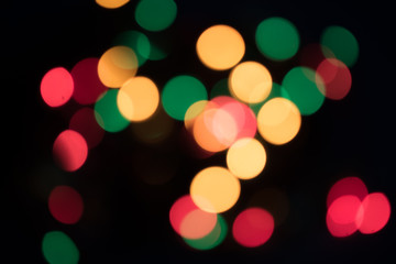 abstract bokeh lights background
