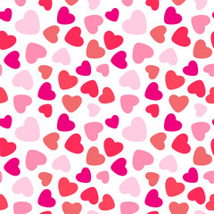 Valentines Day Seamless Pattern Love Heart