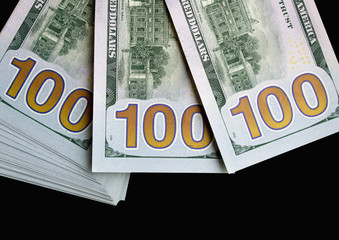 American dollars close-up