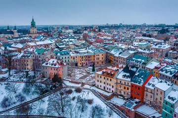 Lublin z lotu ptaka © Aleksander