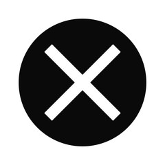 Close Button icon vector