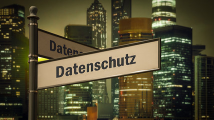 Schild 373 - Datenschutz