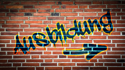 Schild 394 - Ausbildung