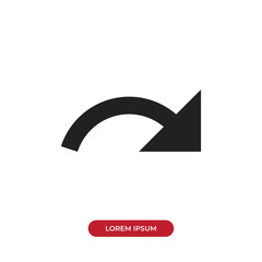 Redo vector icon