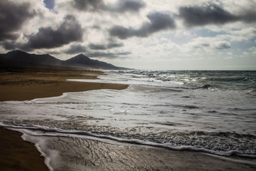 Playa de Cofete en Fuerteventura (islas Canarias)