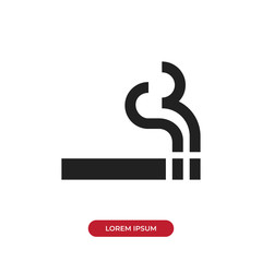 Smoking vector icon
