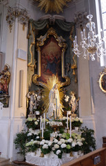 Our Lady of Fatima, Maria Vesperbild Church in Ziemetshausen, Germany
