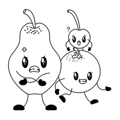 kawaii cartoon character