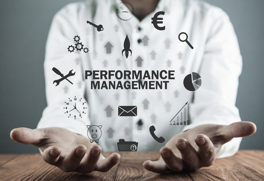 Performance Management. Business technology concept