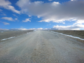 road in mountains