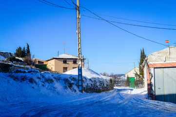 Lo bonito del invierno en Luesia España