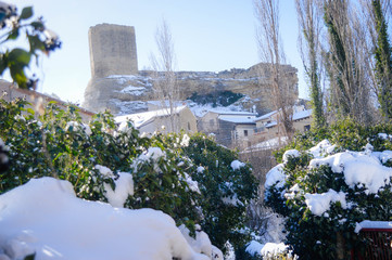 Lo bonito del invierno en Luesia España
