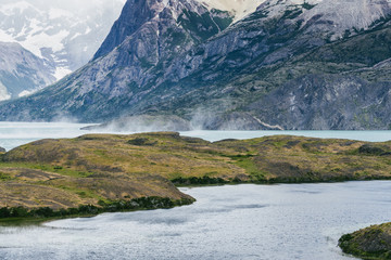 Fototapeta na wymiar Torres del Paine Park in Patagonia