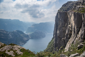View of the fjord in Norway