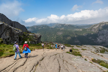 Fototapeta premium Hiking in Norway 