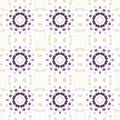 Seamless abstract pattern background with a variety of colored circles.