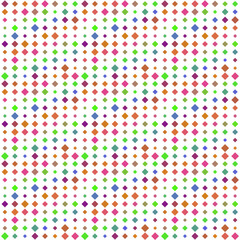 Abstract seamless pattern background with multicolored various rhombuses.