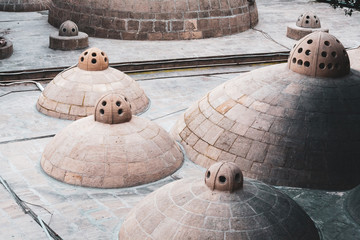 View on Haji Bani Bath complex in Baku, Azerbaijan