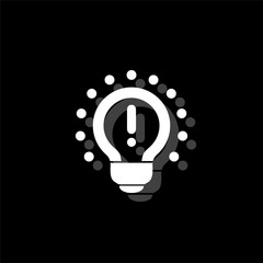 Idea icon flat