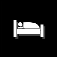 Sleep icon flat