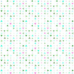 Abstract seamless pattern background with multi-colored varied triangles.