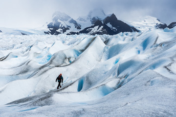 hiking perito moreno glacier in el calafate - 247448419