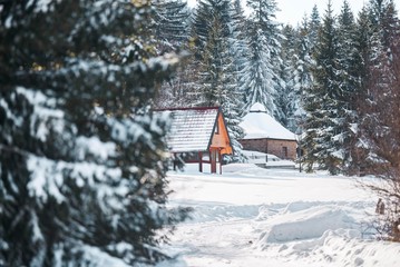 snow mountain house