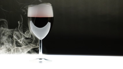 glass of red wine