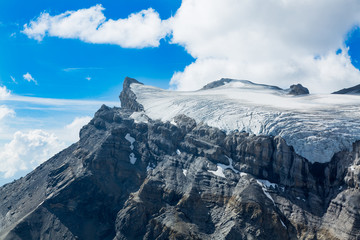 Amazing landscape of Glacier des Diablerets in Swiss Alps