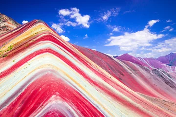 Crédence de cuisine en verre imprimé Vinicunca Vinicunca, Rainbow Mountain - Peru