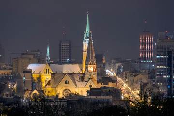 Fototapeta na wymiar The city of Lodz, Poland 