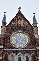 Details on a local church facade