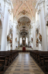 Fototapeta premium Basilica of St. Vitus in Ellwangen, Germany