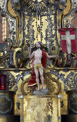 The Risen Christ, Basilica of St. Vitus in Ellwangen, Germany