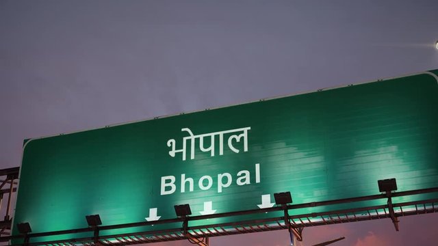 Airplane Landing Bhopal during a wonderful sunrise