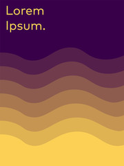 Trendy covers design. Simple shapes overlap