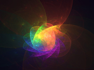Multicolor rainbow lotus abstract background