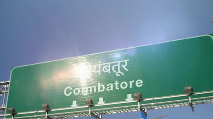 Airplane Landing Coimbatore