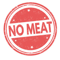 No meat sign or stamp