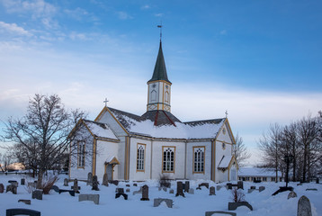 Old wooden church - Sandnessjøen Norway