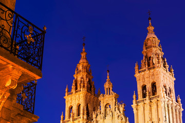 Fototapeta premium Santiago of Compostela Cathedral , Galicia, Spain