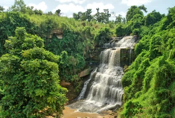 Fototapeten Kintampo waterfalls (Sanders Falls during the colonial days) -  one of the highest waterfalls in Ghana.   © robnaw