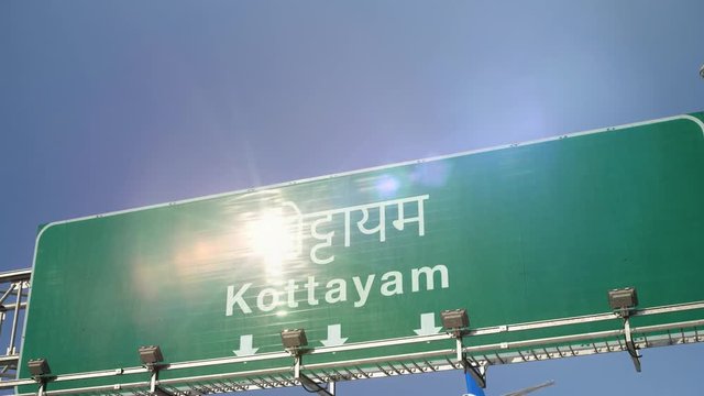 Airplane Landing Kottayam