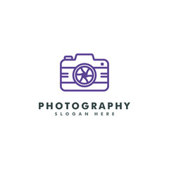 Photography Logo template. Camera icon design vector